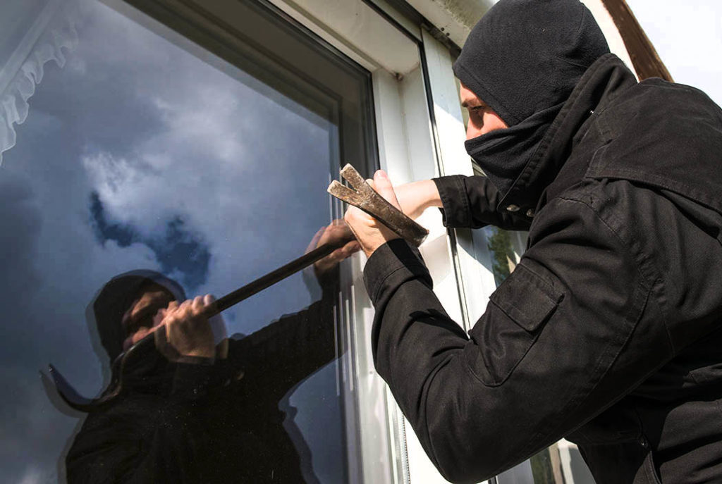 Einbruch durch die Terrassentür